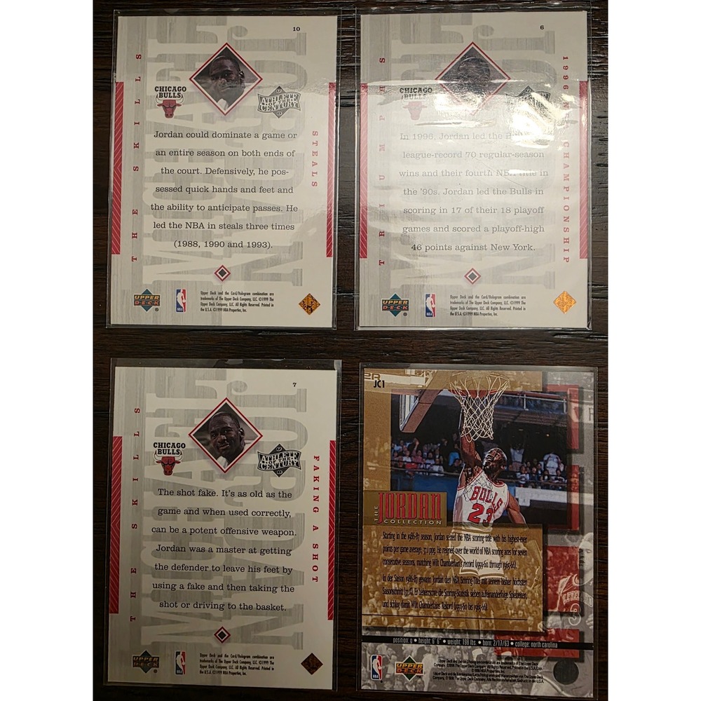 Michael Jordan Basketball Cards‎ Lot Upper Deck Collection Rookie - Picture 2 of 2